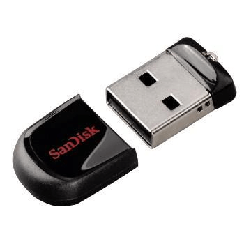 SanDisk CRUZER FIT 64GB USB 2.0 Type-A Black USB Flash Drive SDCZ33-064G-B35