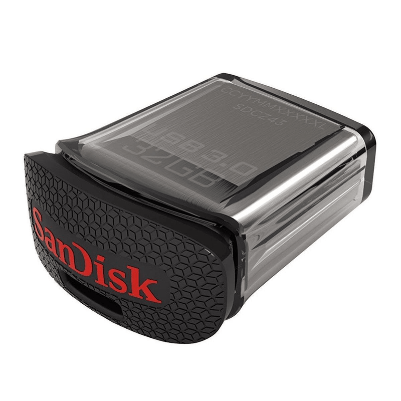 SanDisk Ultra Fit 32GB USB 3.2 Gen 1 Type-A Black and Silver USB Flash Drive SDCZ43-032G-G46