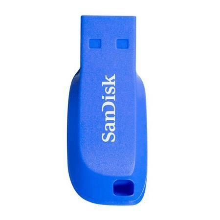 SanDisk Cruzer Blade 16GB USB 2.0 Type-A Blue USB Flash Drive SDCZ50C-016G-B35BE