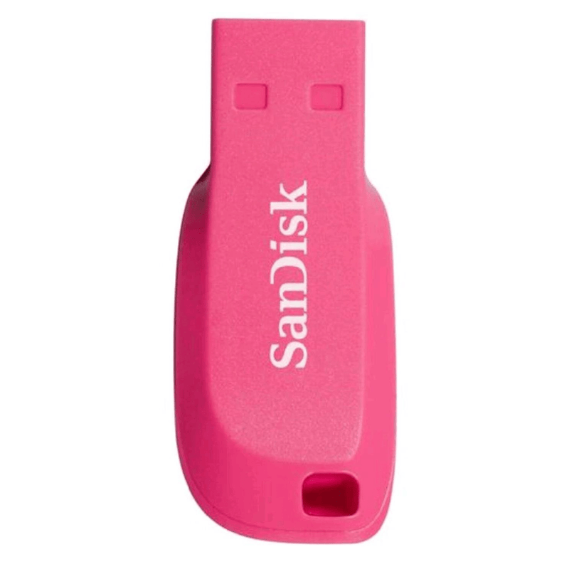 SanDisk Cruzer Blade 16GB USB 2.0 Type-A Pink USB Flash Drive SDCZ50C-016G-B35PE