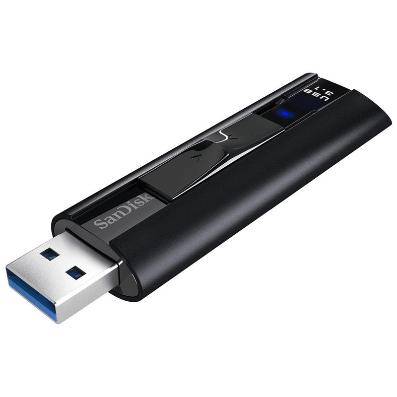 SanDisk Extreme Pro 128GB USB 3.2 Gen 1 Type-A Black USB Flash Drive SDCZ880-128G-G46