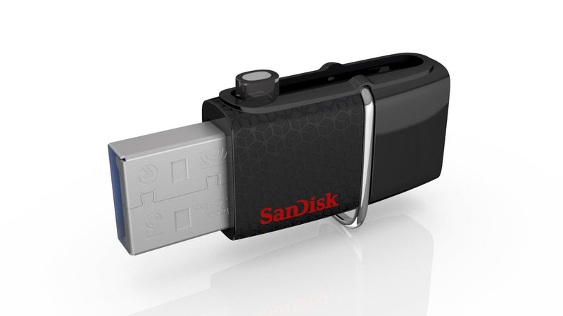 SanDisk Ultra Dual 3.0 16GB USB 3.2 Gen 1 Type-A / Micro-USB 3.2 Gen 1 Black USB Flash Drive SDDD2-016G-GAM46