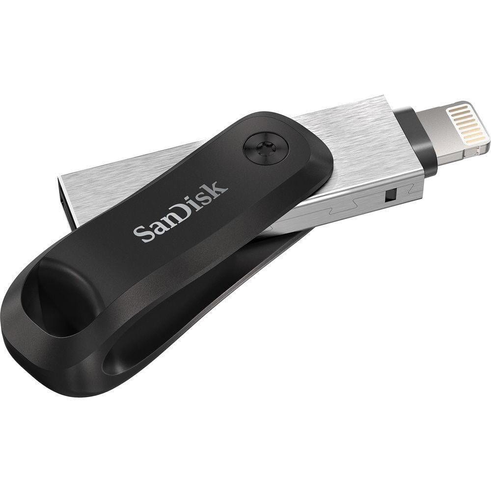 SanDisk iXpand Flash Drive Go 64GB USB 3.0 Silver USB Flash Drive SDIX60N-064G-GN6NN