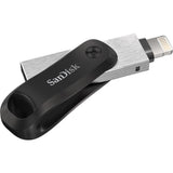 SanDisk iXpand Flash Drive Go 64GB USB 3.0 Silver USB Flash Drive SDIX60N-064G-GN6NN