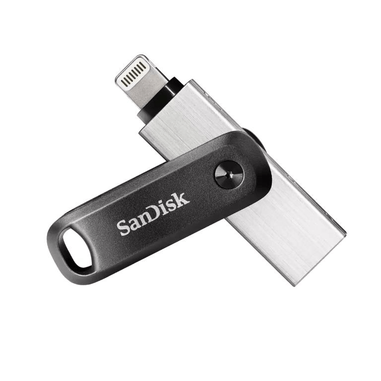 SanDisk iXpand Flash Drive Go 256GB USB3.0 and Lightning for iPhone and IPad SDIX60N-256G-GN6NE