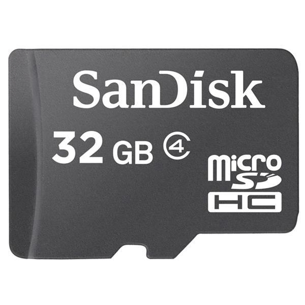 SanDisk microSDHC 32GB memory card Class 4 – FirstShop