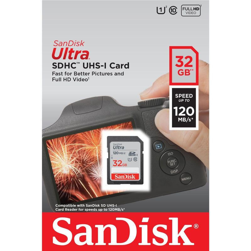 SanDisk Ultra memory card 32 GB SDHC UHS-I Class 10
