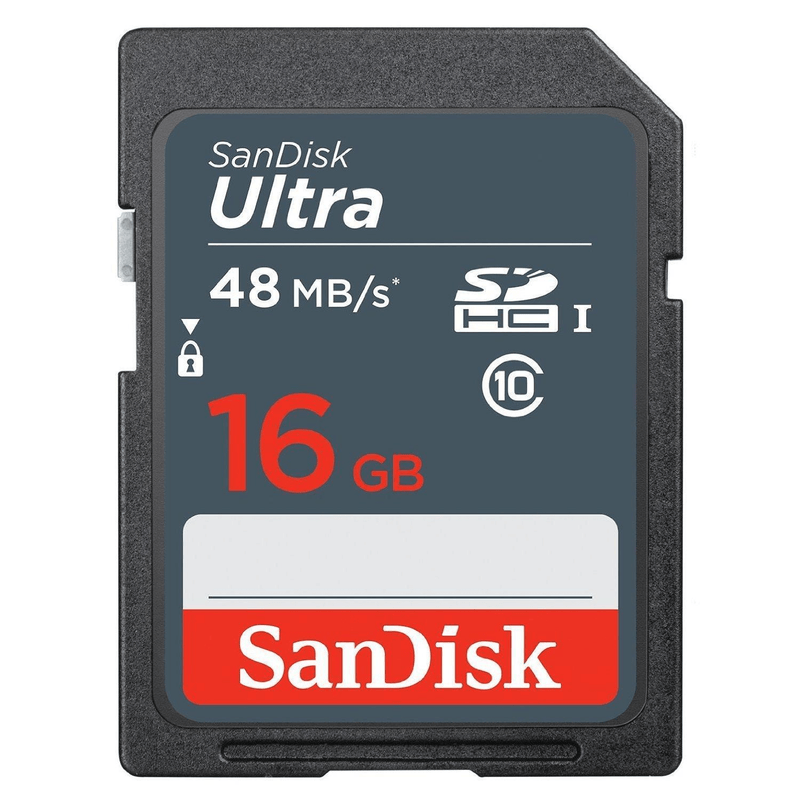 SanDisk Ultra Memory Card 16GB SDHC Class 10 SDSDUNB-016G-GN3IN