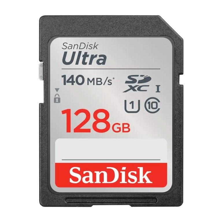 SanDisk Ultra 128GB SDHC SDXC UHS-I Class 10 Memory Card SDSDUNB-128G-GN6IN