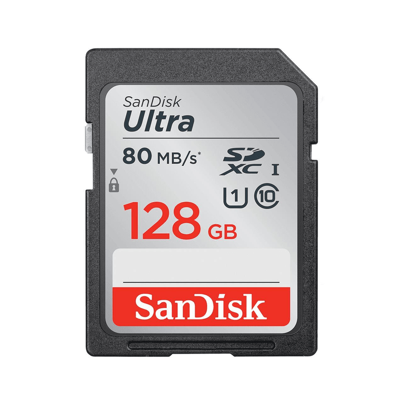 SanDisk Ultra Memory Card 128GB SDXC Class 10 UHS-I SDSDUNR-128G-GN6IN