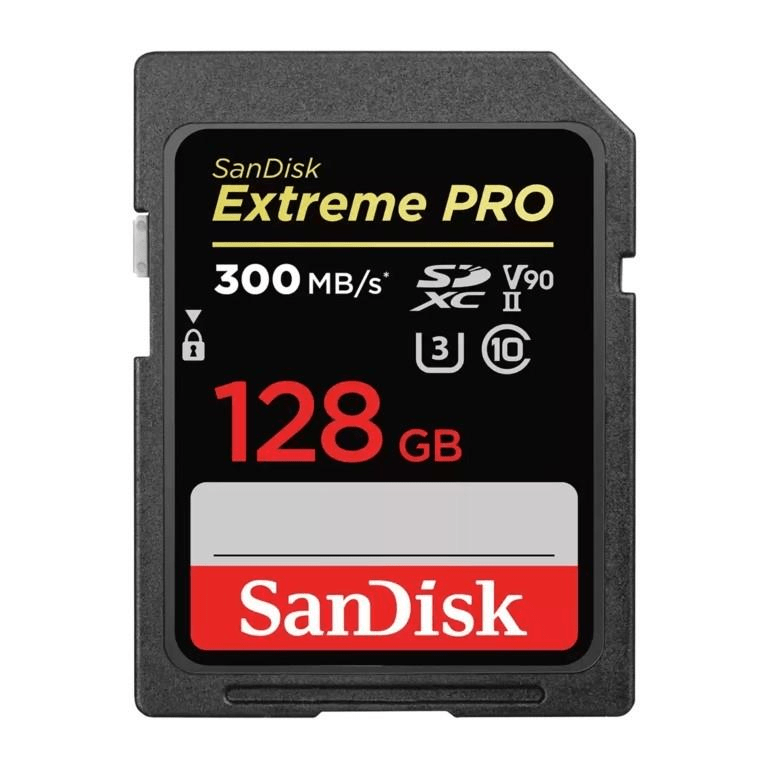 SanDisk Extreme Pro 128GB SDHC SDXC UHS-II Memory Card SDSDXDK-128G-GN4IN