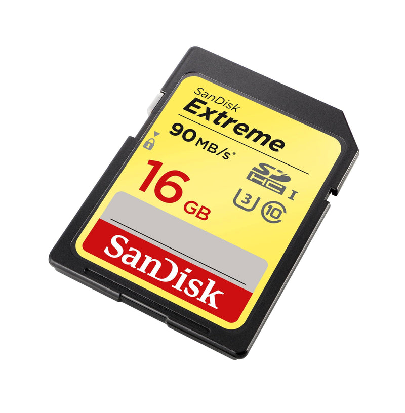 SanDisk Extreme memory card 16 GB SDHC UHS-I Class 10