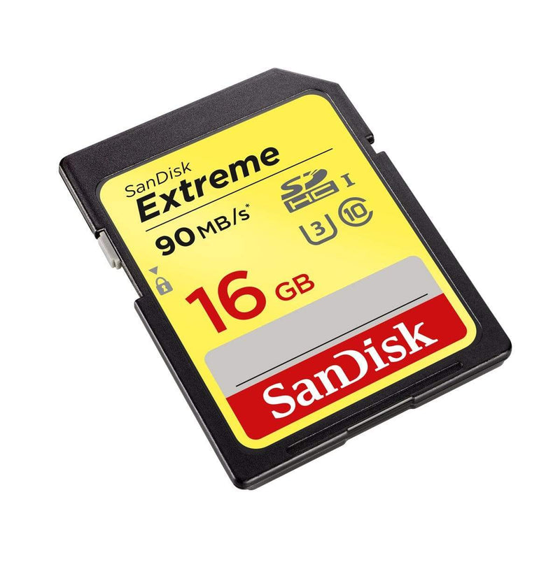 SanDisk Extreme memory card 16 GB SDHC UHS-I Class 10