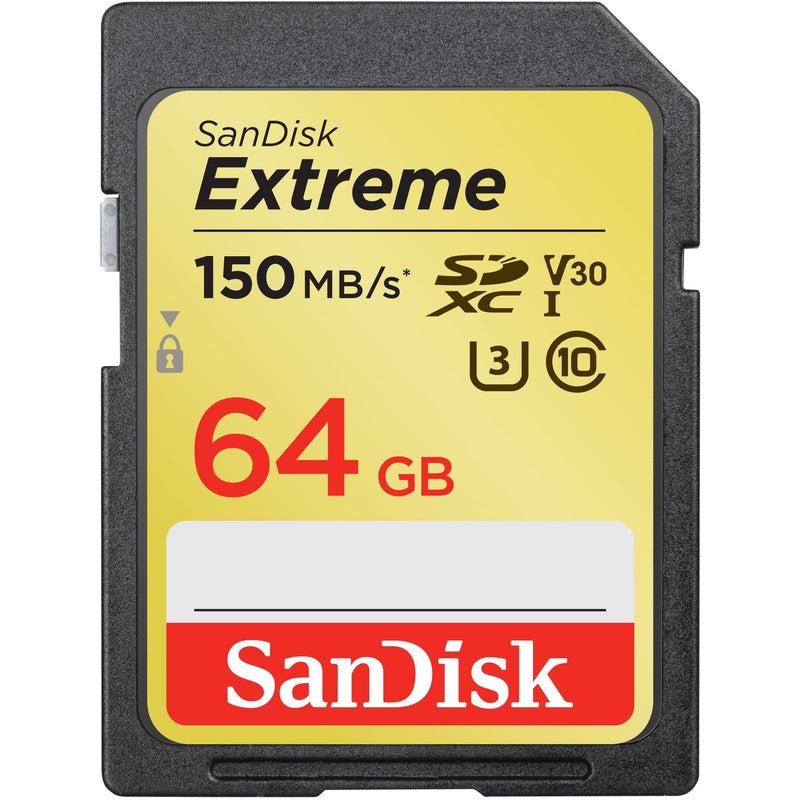SanDisk Exrteme 64GB SDXC UHS-I Flash Memory Class 10 SDSDXV6-064G-GNCIN