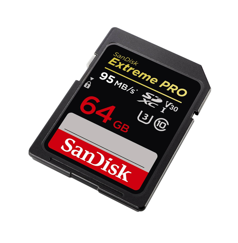 SanDisk Extreme Pro Memory Card 64GB SDXC Class 10 UHS-I SDSDXXG-064G-GN4IN