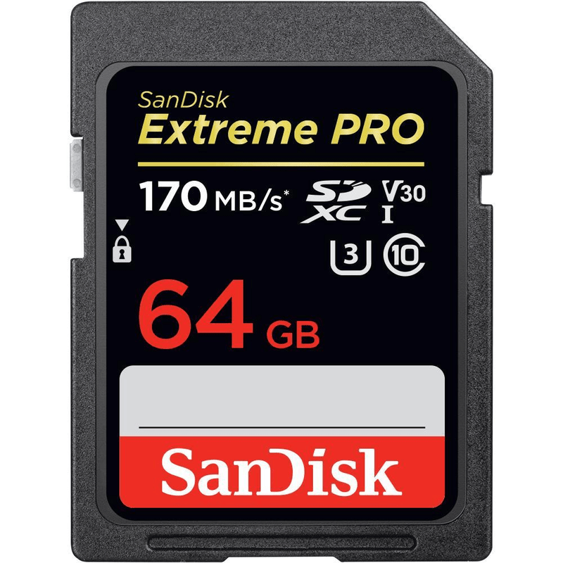 SanDisk Exrteme PRO 64GB Memory Card SDXC Class 10 UHS-I SDSDXXY-064G-GN4IN