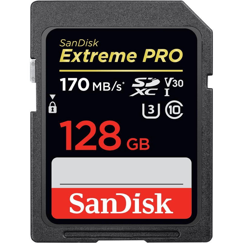 SanDisk Exrteme PRO 128GB Memory Card SDXC Class 10 UHS-I SDSDXXY-128G-GN4IN