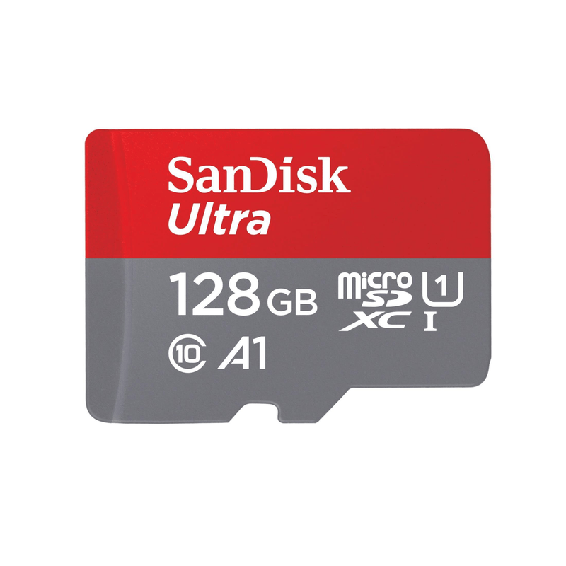 SanDisk Ultra Memory Card 128GB MicroSDXC Class 10 UHS-I SDSQUAR-128G-GN6IA