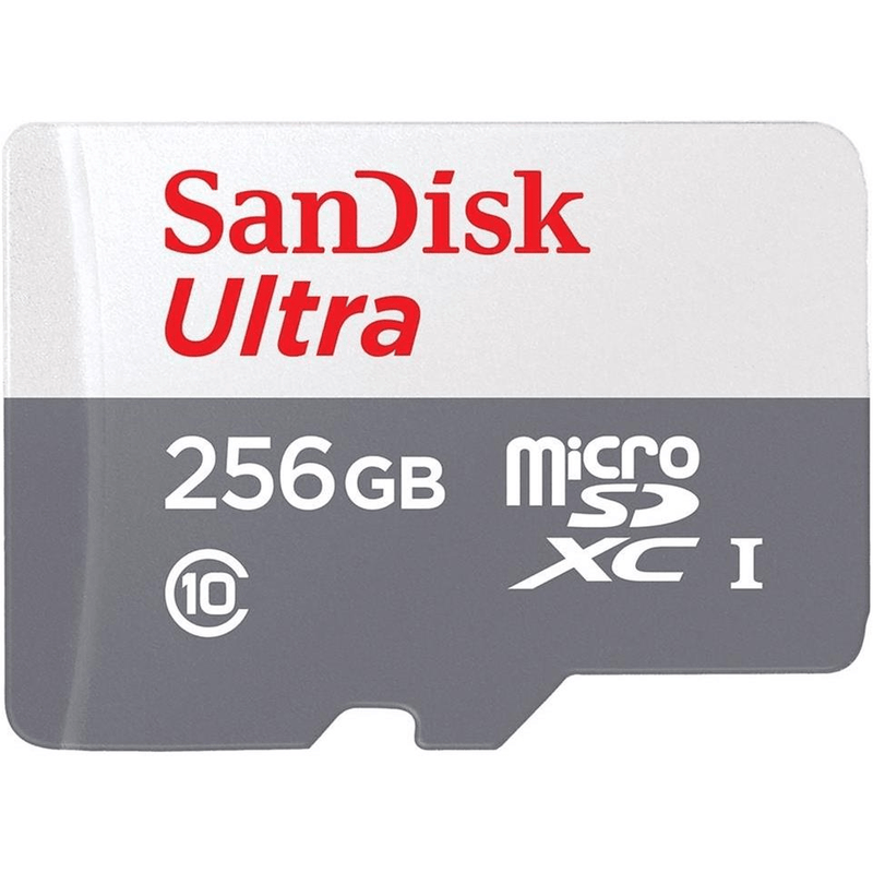 Sandisk Ultra 256GB microSD UHS-I Class 10 Memory Card SDSQUNR-256G-GN3MN