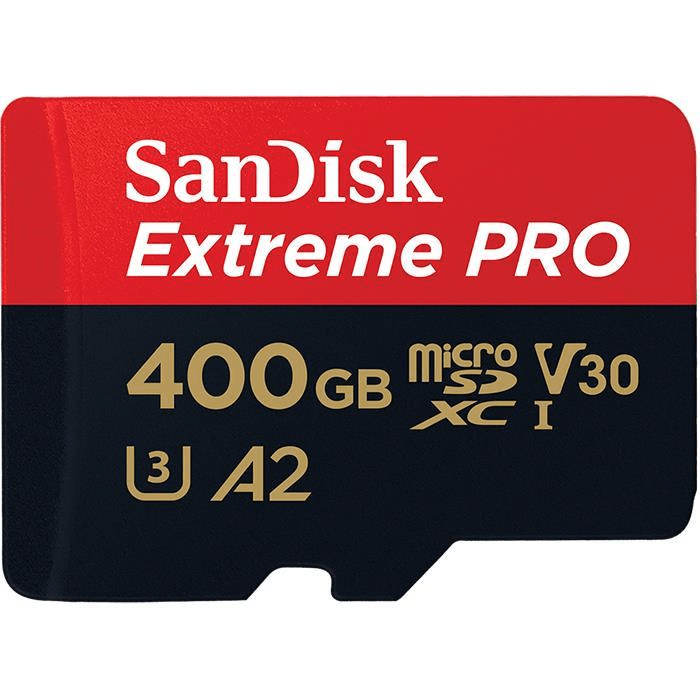 SanDisk EXTREME PRO UHS-I 400GB Memory Card MicroSDXC Class 10 SDSQXCZ-400G-GN6MA