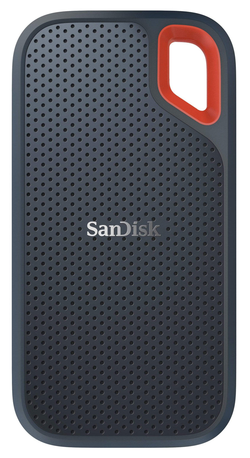 SanDisk Extreme 250GB Gray and Orange External SSD SDSSDE60-250G-G25