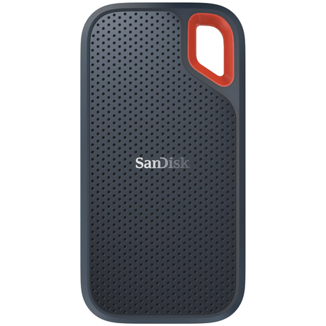 SanDisk Extreme 500GB Gray and Orange External SSD SDSSDE60-500G-G25