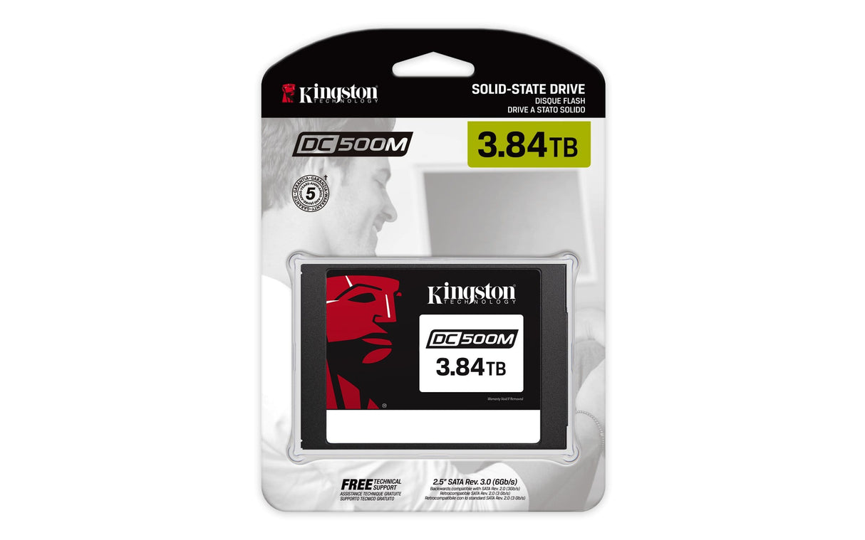 Kingston DC500 2.5-inch 3840GB Serial ATA III 3D TLC Internal SSD SEDC500M/3840G