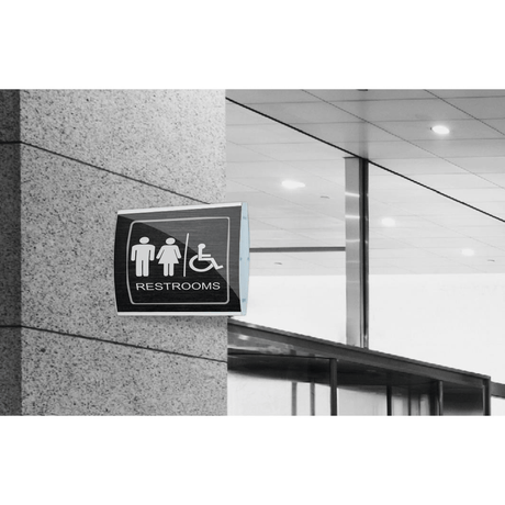 Parrot Sign Frame 420x300mm Double Sided Wall Mounted SF4130