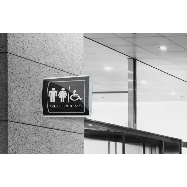 Parrot Sign Frame 420x300mm Double Sided Wall Mounted SF4130