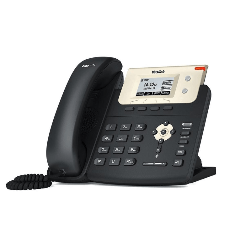 Yealink T21 E2 10/100 NONE POE IP PHONE INCLUDES PSU SIP-T21 Black Gold LCD