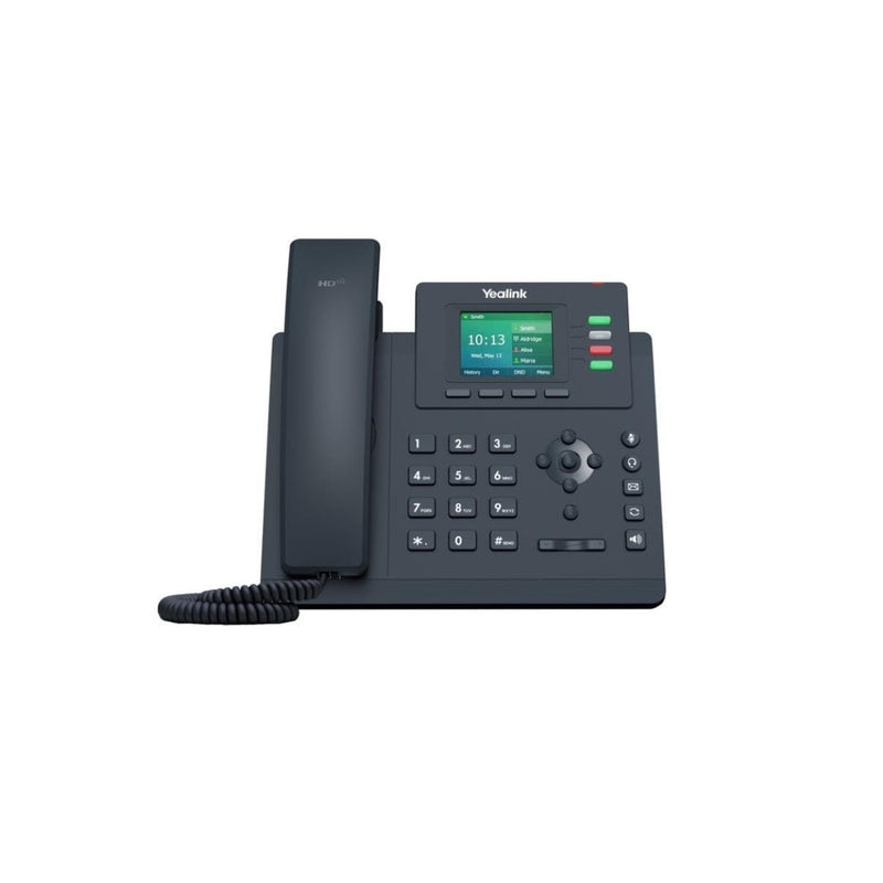 Yealink T33G GIGABIT COLOUR SCREEN DESKTOP IP PHONE EXCLUDES PSU SIP-T33G Grey 4 Lines LED