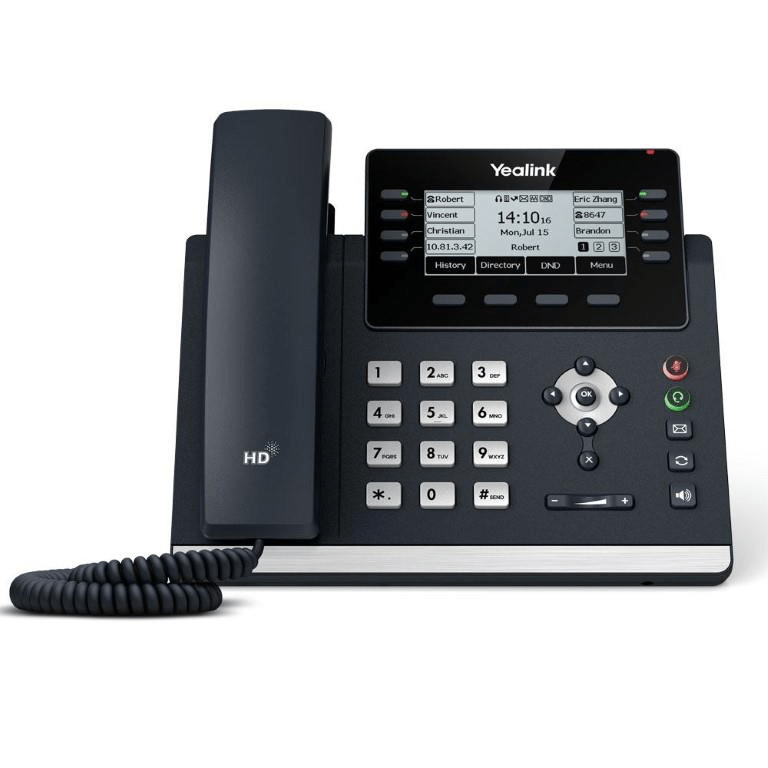 Yealink T43U 12-Line Gigabit IP Phone SIP-T43U Grey LCD Wi-Fi