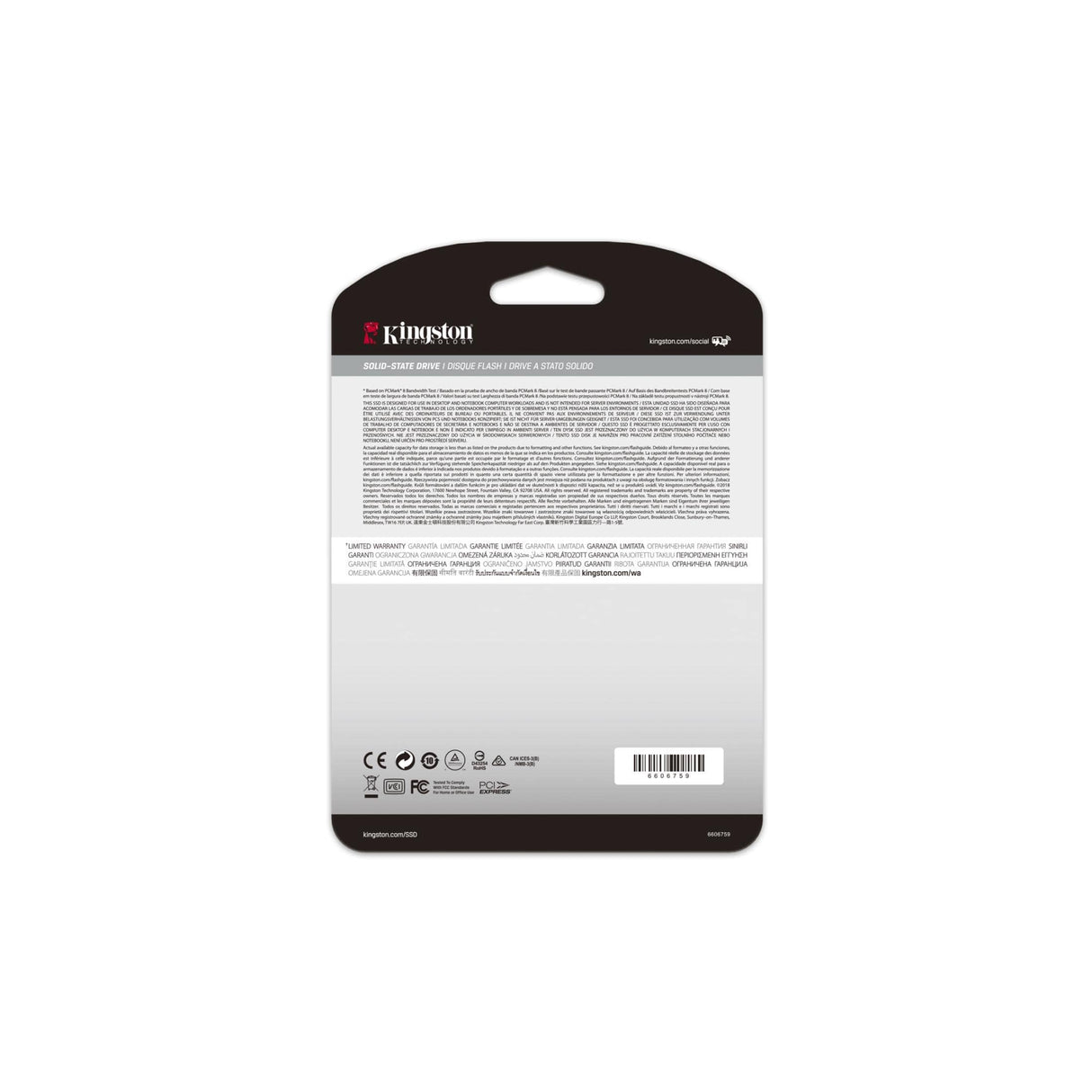 Kingston KC2000 M.2 500GB PCI Express 3.0 Internal SSD SKC2000M8/500G