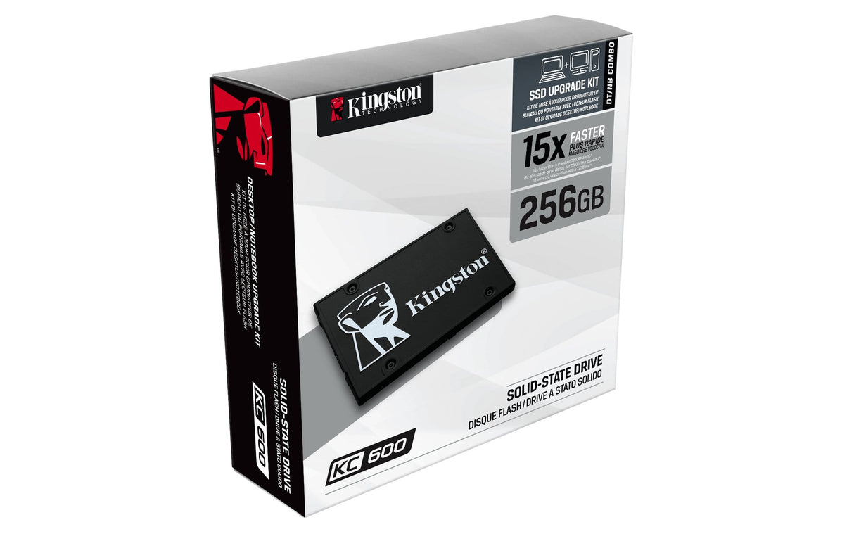 Kingston KC600 2.5-inch 256GB Serial ATA III 3D TLC Internal SSD SKC600B/256G