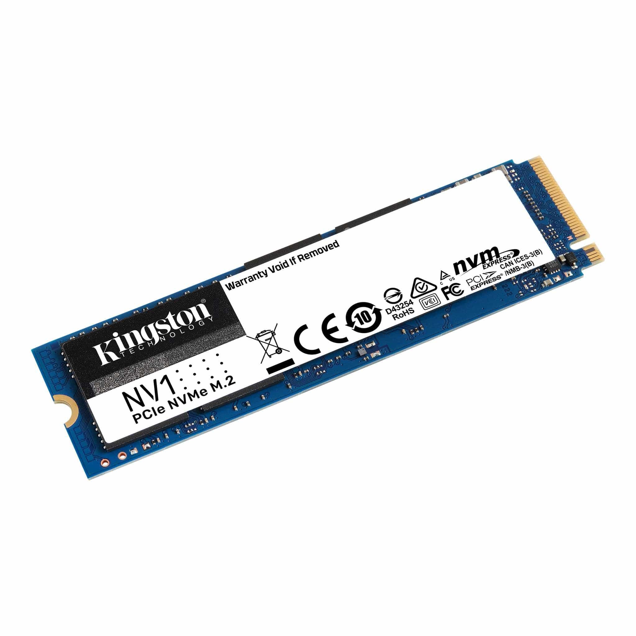 Kingston NV1 M.2 1TB 2280 PCIe 3.0 NVMe Internal SSD SNVS/1000G