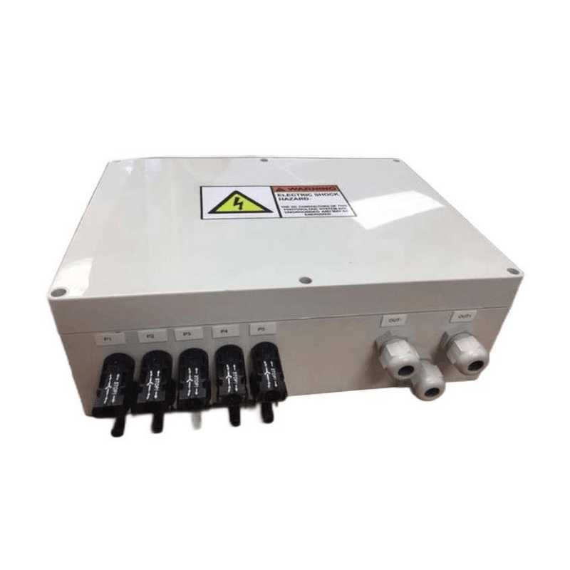 Mecer 5 PV String Combiner Box MC4 with Surge Protection SOL-I-AX-CB5