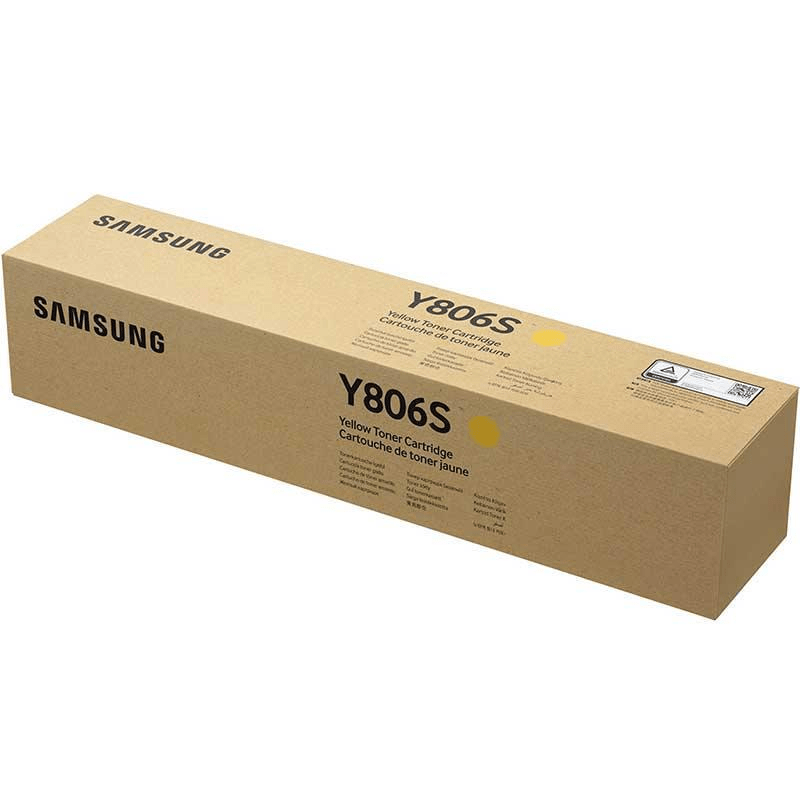 HP CLT-Y806S Yellow Toner Cartridge 30,000 Pages Original SS728A Single-pack