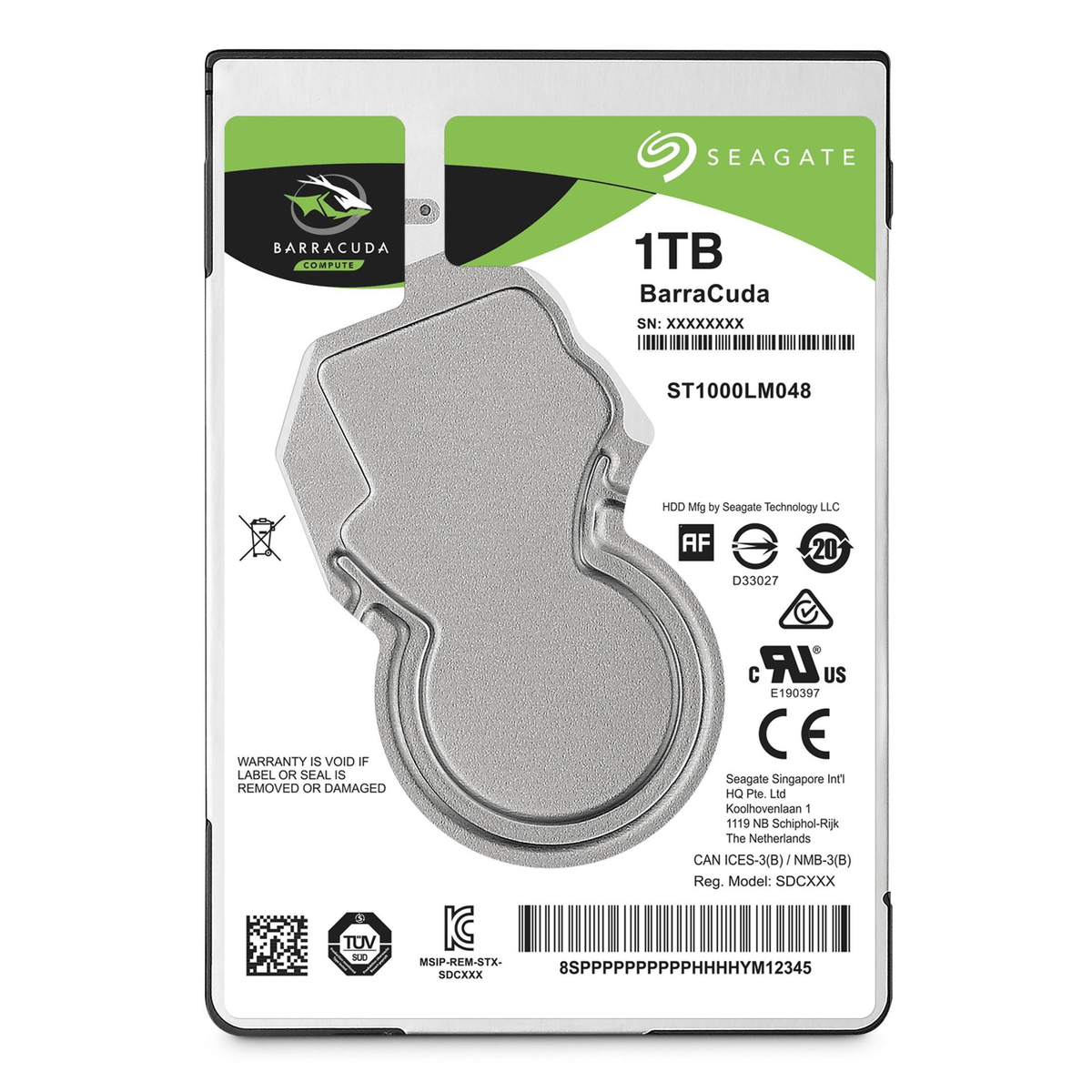 Seagate Barracuda 2.5-inch 1TB Serial ATA III Internal Hard Drive