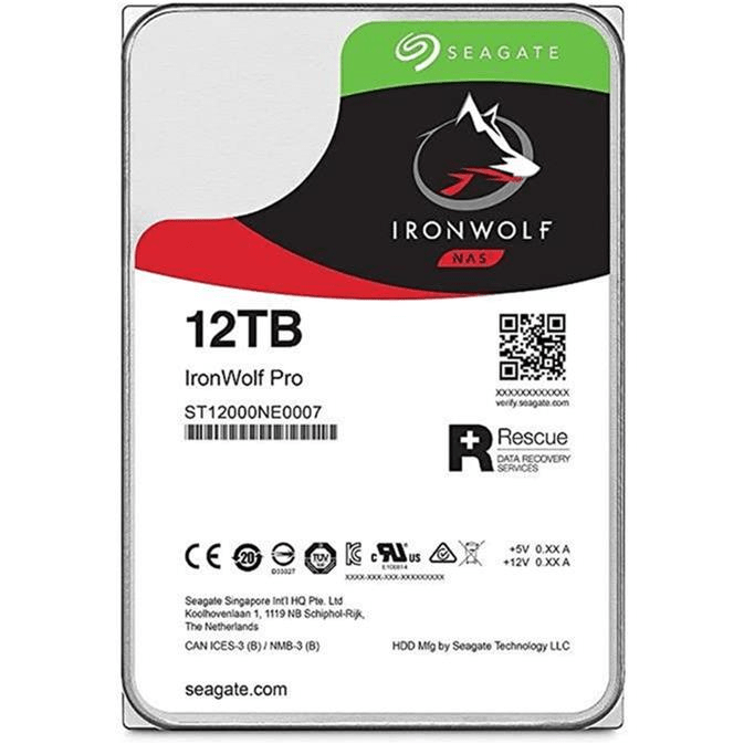 Seagate IronWolf Pro ST12000NE0007 internal hard drive 3.5` 12000 GB Serial ATA III