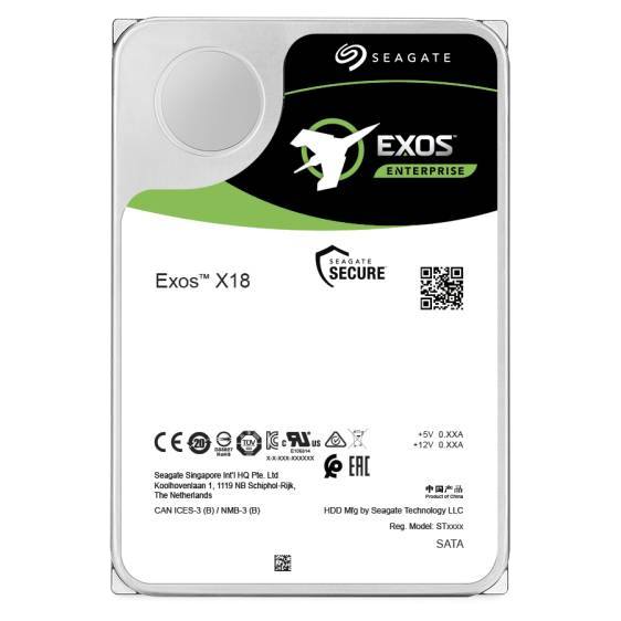 Seagate Exos X18 3.5-inch 16TB Serial ATA III Internal Hard Drive ST16000NM000J