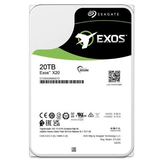 Seagate Enterprise ST20000NM007D 3.5-inch 20TB Internal Hard Drive