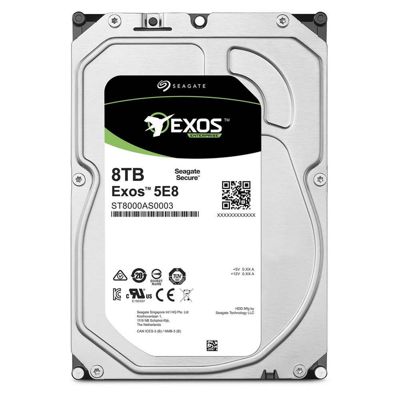 Seagate Enterprise Exos 5E8 3.5-inch 8TB Serial ATA III Internal Hard Drive ST8000AS0003