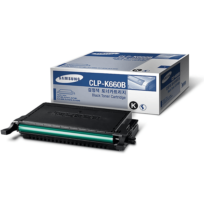 HP Samsung CLP-K660B Black Toner Cartridge 5,000 pages Original ST907A Single-pack