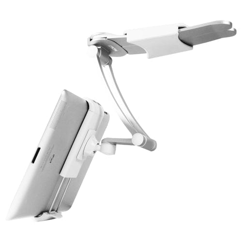 Macally Wall Mount and countertop Stand for iPad/Tablet Silver