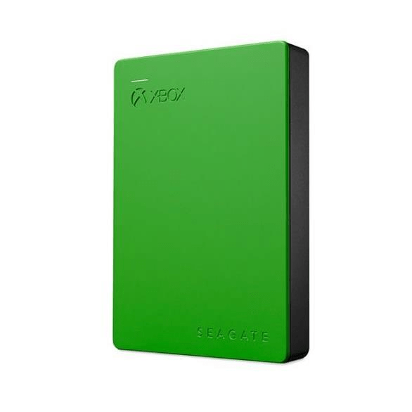 Seagate Game Drive for Xbox Portable 4TB Black and Green External Hard STEA4000402