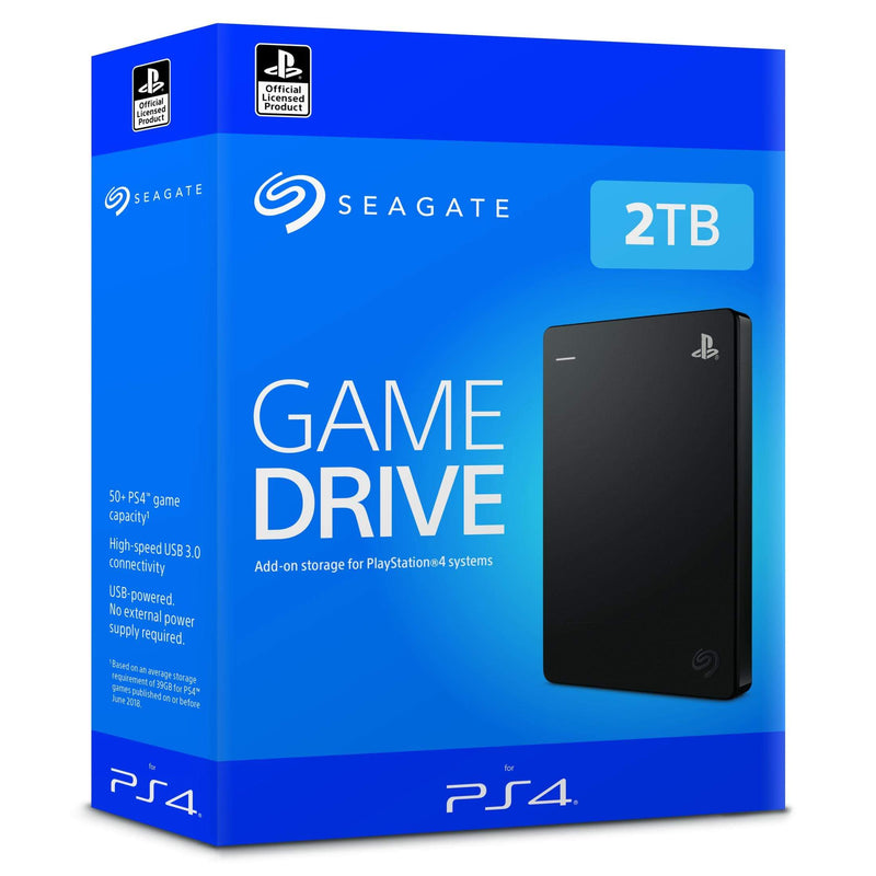 Seagate Game Drive 2.5-inch 2TB Black, Blue External Hard Drive STGD2000200