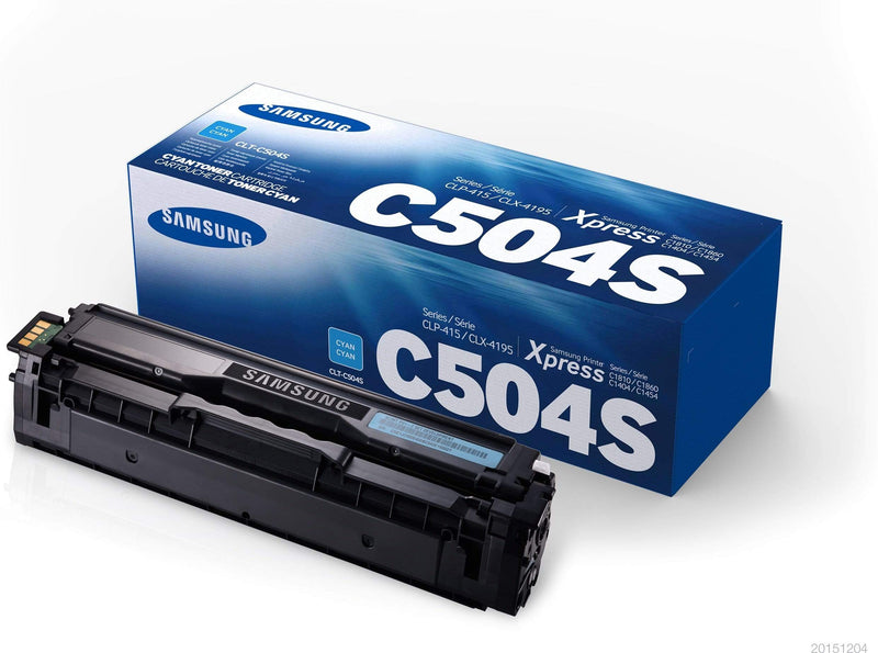 HP Samsung CLT-C504S Cyan Toner Cartridge 1,800 pages SU027A Single-pack
