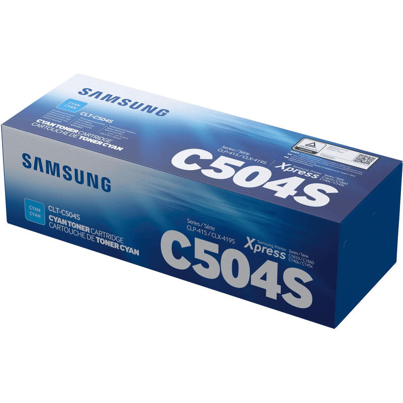 HP Samsung CLT-C504S Cyan Toner Cartridge 1,800 pages SU027A Single-pack