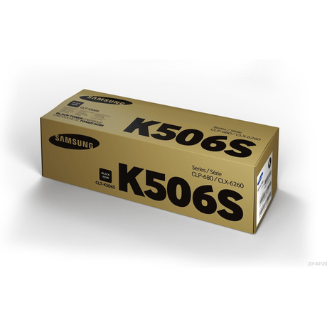 HP CLT-K506S Black Toner Cartridge 2,000 Pages Original SU182A Single-pack