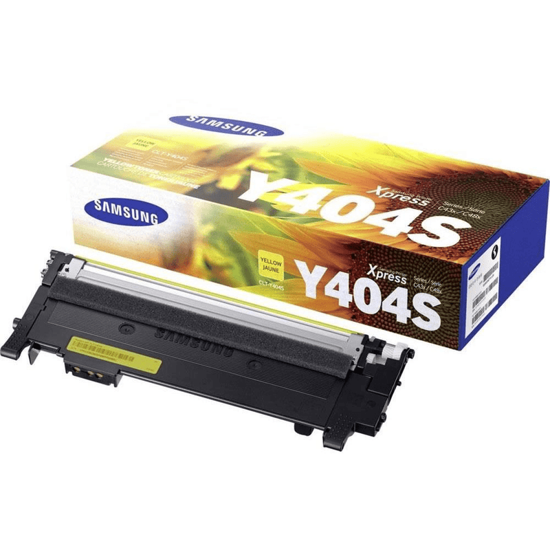 HP CLT-Y404S Yellow Toner Cartridge 1,000 Pages Original SU444A Single-pack